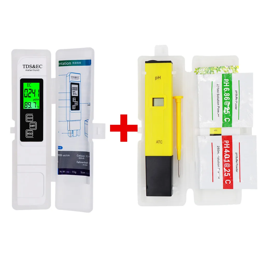 Planted Aquarium Test Kit - Digital PH/TDS/EC Meter Tester Thermometer Pen