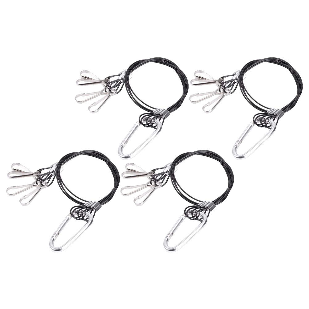 Planted Aquarium Hanging Light - 4Pcs Stainless Steel Plant Grow Light