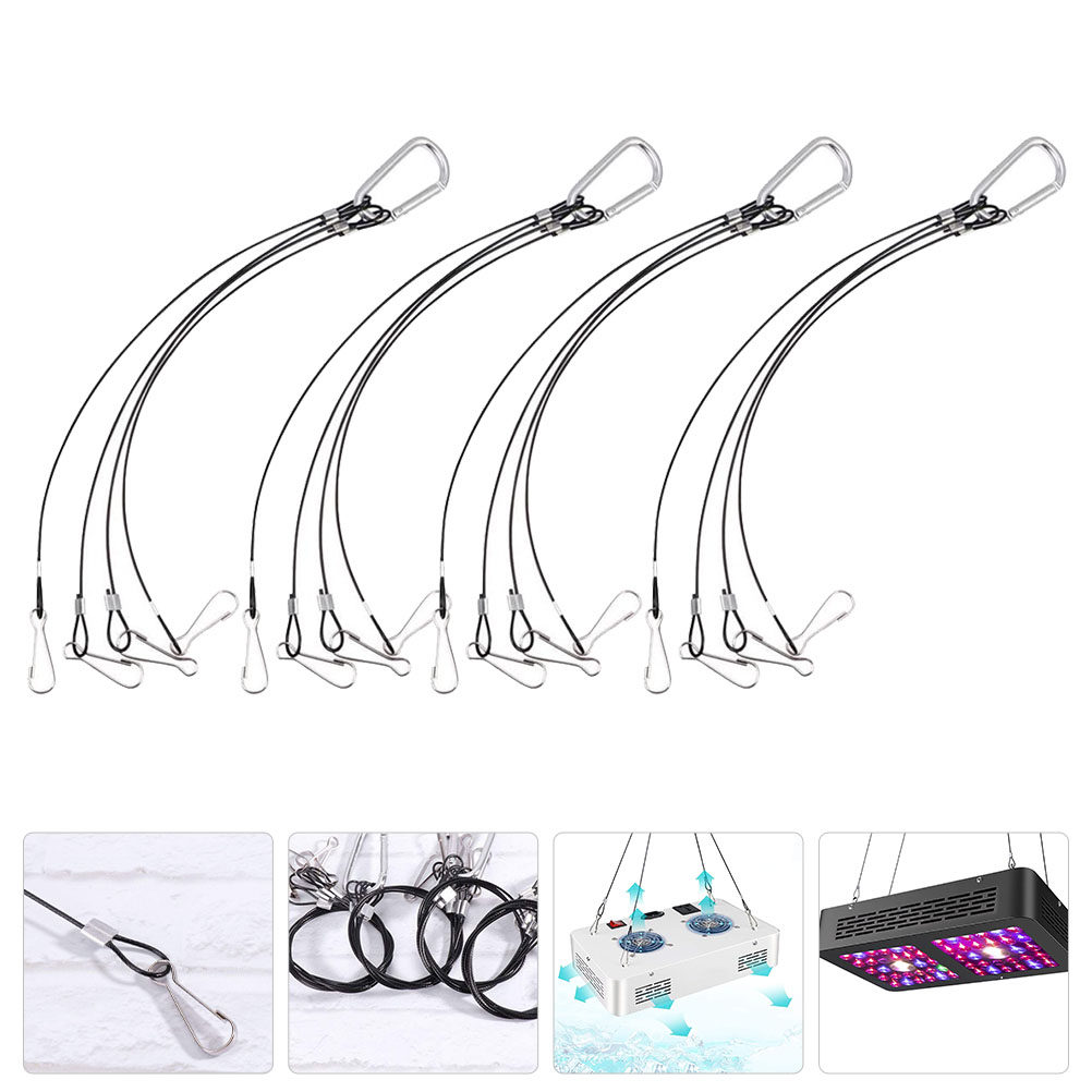 Planted Aquarium Hanging Light - 4Pcs Stainless Steel Hanger Lanyard for