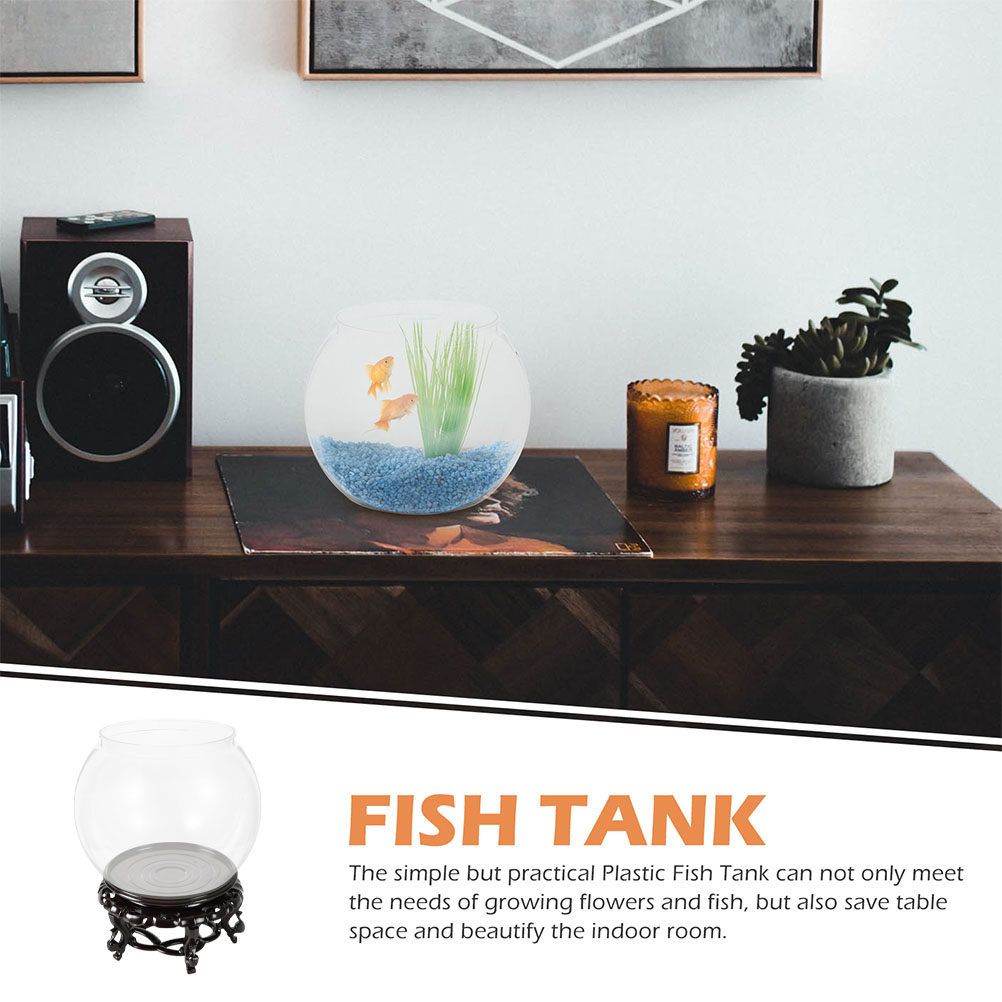 1Set Delicate Clear Fish Bowl  - Planted Aquarium For Goldfish review and price