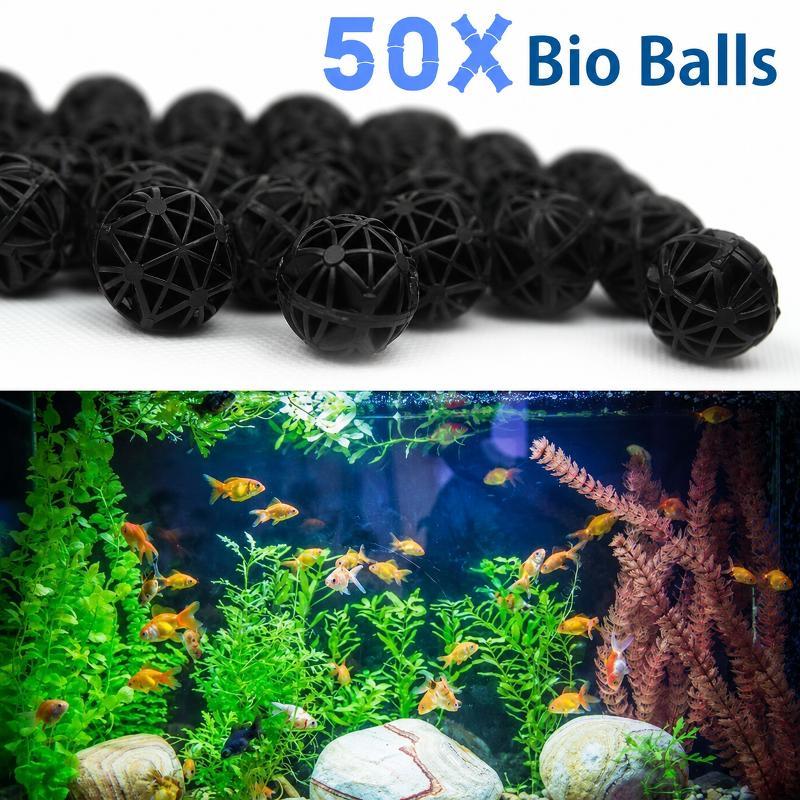 50Pcs 16mm Aquarium Bio Filter - Aquarium Planted Tank Fertilizer review and price