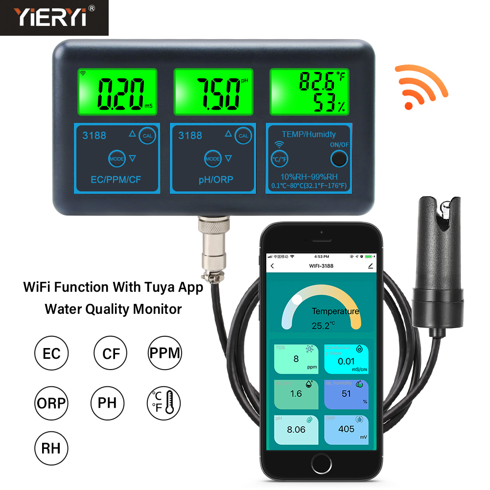 WiFi PH Meter Temp TDS(ppm) EC - Planted Aquarium Test Kit review and price