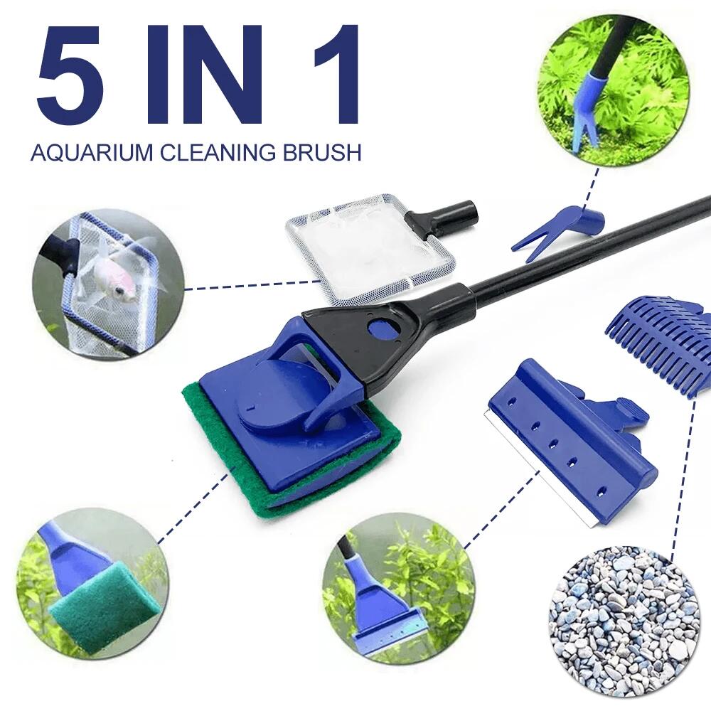 5in1 Aquarium Cleaning Tool Pl - Aquarium Plant Utensils review and price