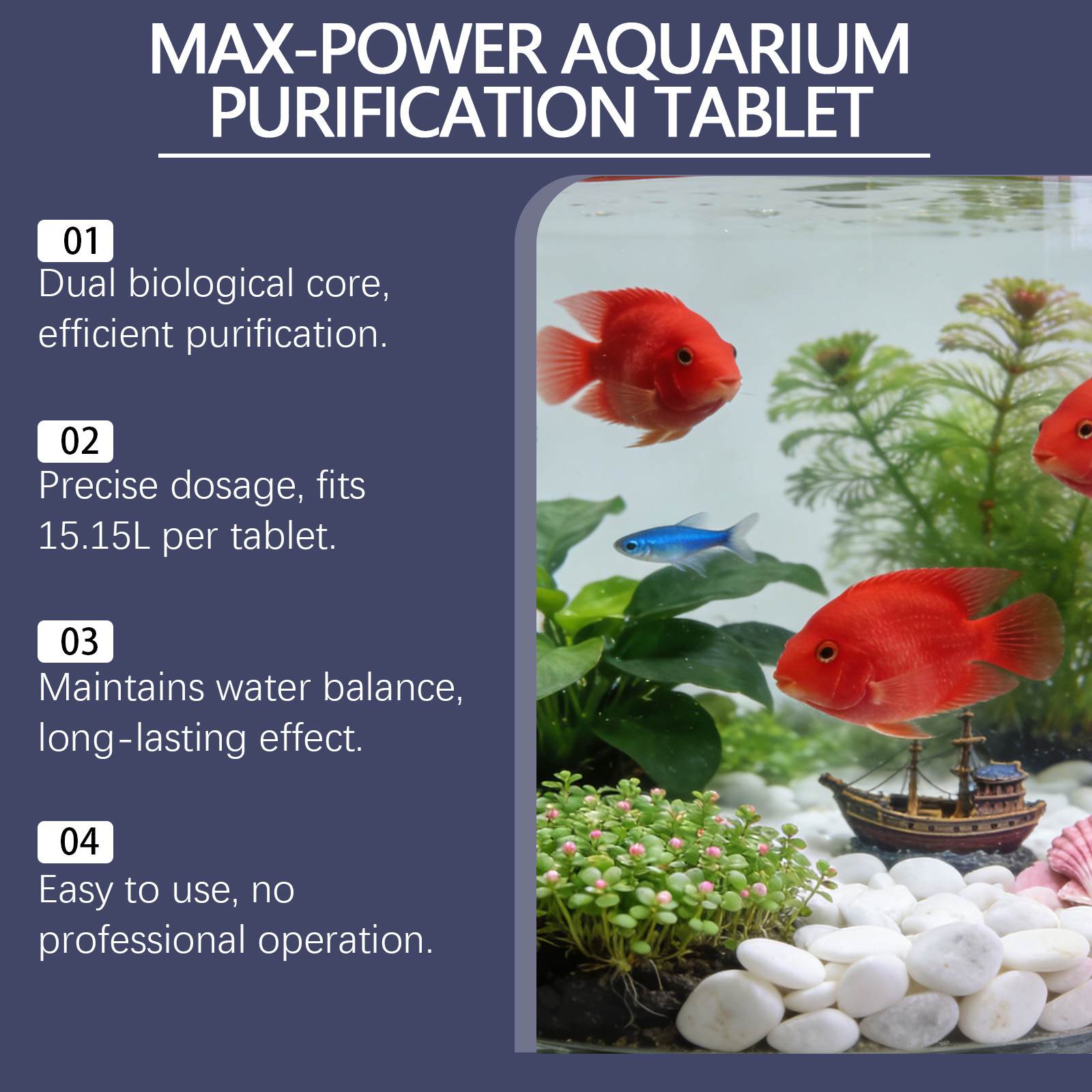 Algae Remover Tablets for Aqua - Planted Aquarium Cloudy Water review and price